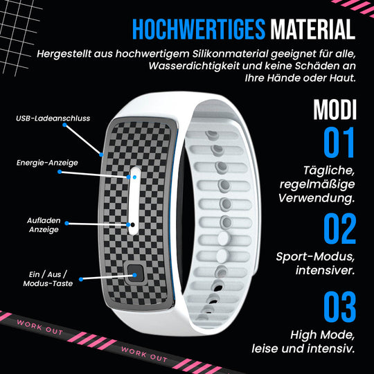 FitBand | Innovatives Ultraschall-Körperform Armband