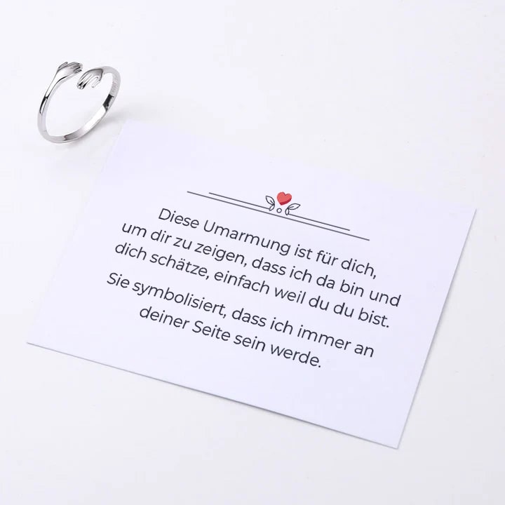 LoveBand | Emotionaler Umarmungsring aus Sterling Silber