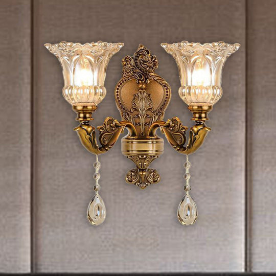 LumiHeritage | Elegante Vintage-Gold-Wandleuchte