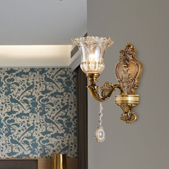 LumiHeritage | Elegante Vintage-Gold-Wandleuchte