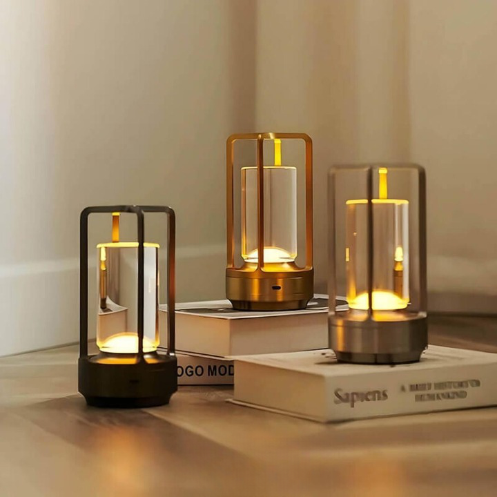 LuxAura | Luxus & Elegante Kabellose Tischlampe