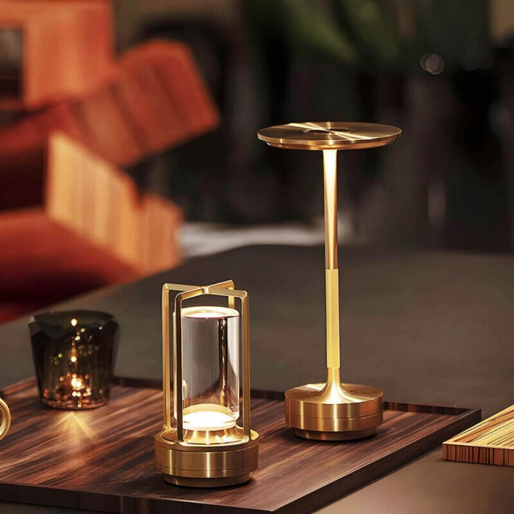 LuxAura | Luxus & Elegante Kabellose Tischlampe