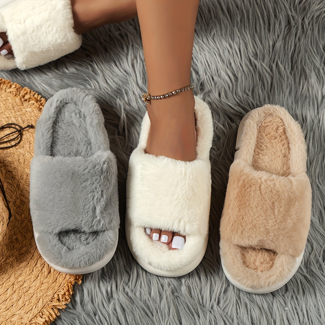 CozyLuxe | Flauschige Plüsch-Hausschuhe für Gemütlichkeit zu Hause1