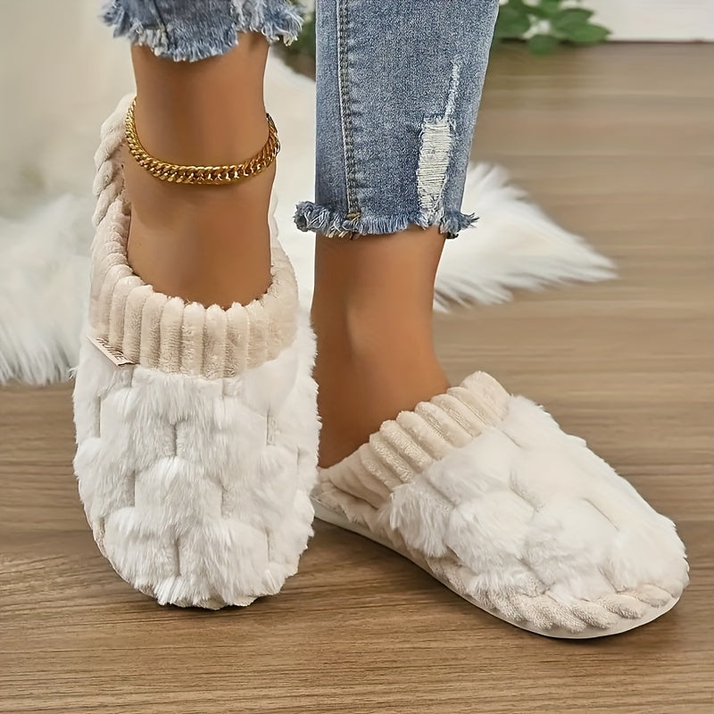 CozyNest | Warme Plüsch-Hausschuhe für kalte Wintertage2
