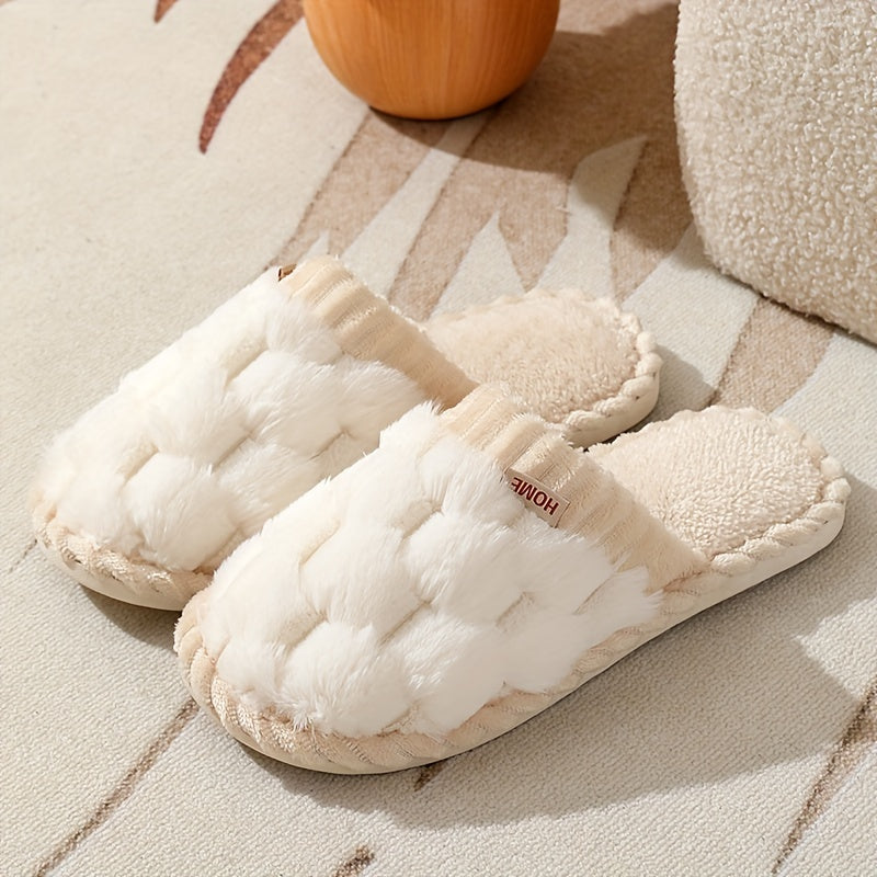 CozyNest | Warme Plüsch-Hausschuhe für kalte Wintertage3