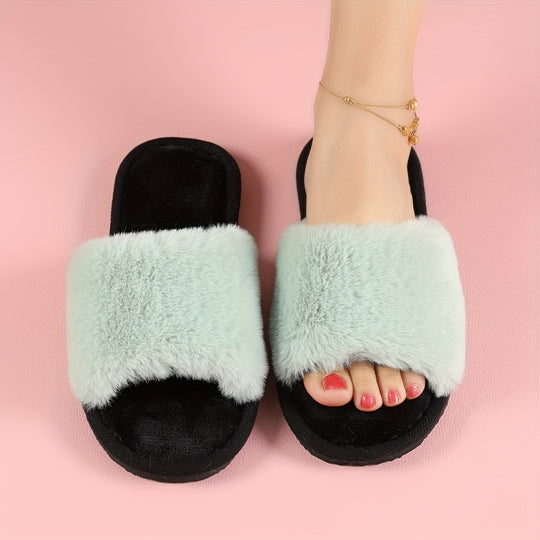 DreamStep | Flauschige Damen-Hausschuhe mit Memory-Schaum10