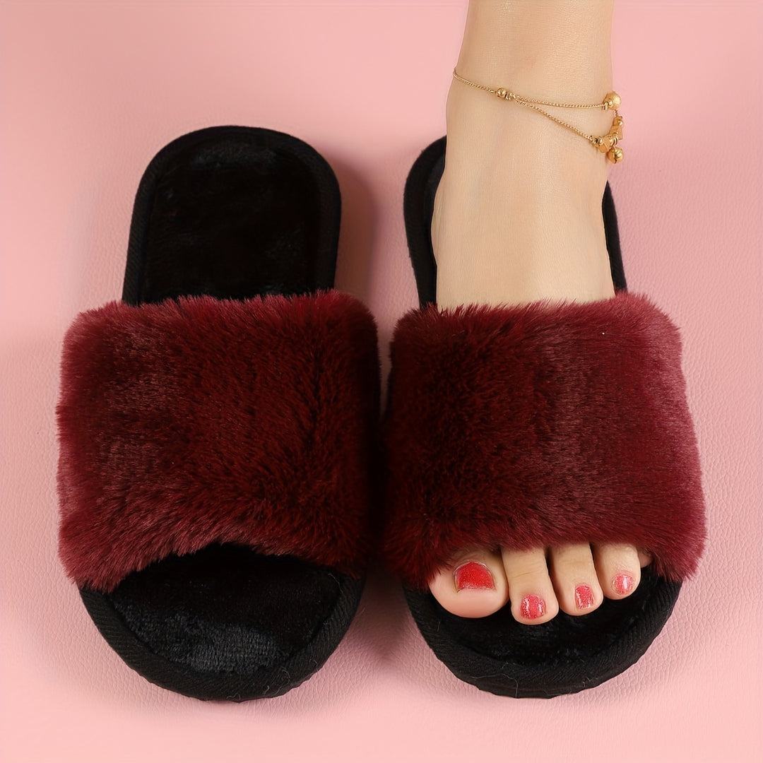 DreamStep | Flauschige Damen-Hausschuhe mit Memory-Schaum3