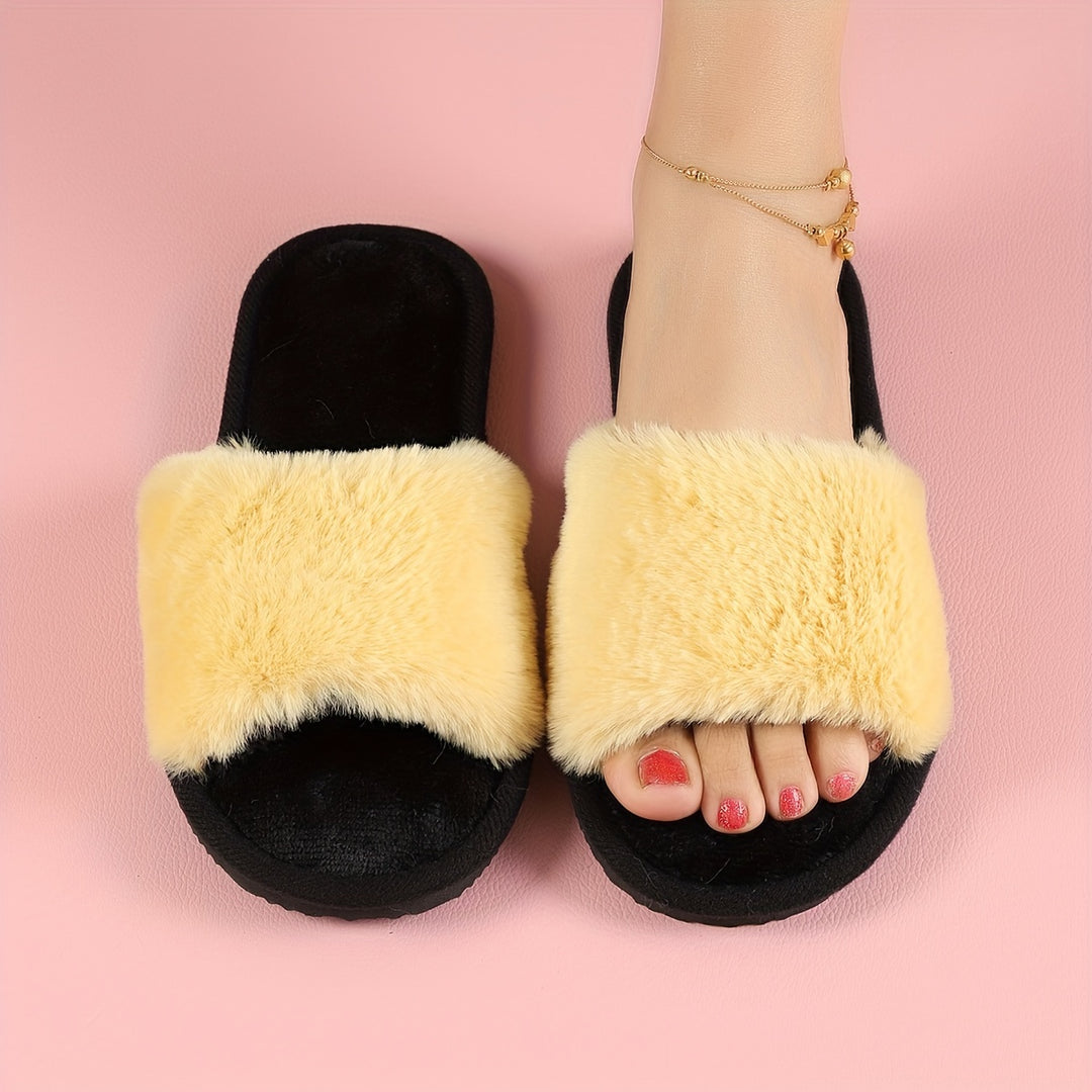 DreamStep | Flauschige Damen-Hausschuhe mit Memory-Schaum8