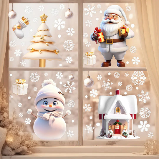 FestiveDecal | Elektrostatische Weihnachts-Fenstersticker1