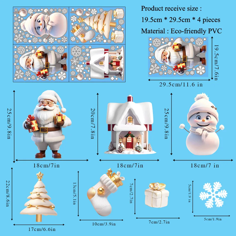 FestiveDecal | Elektrostatische Weihnachts-Fenstersticker2