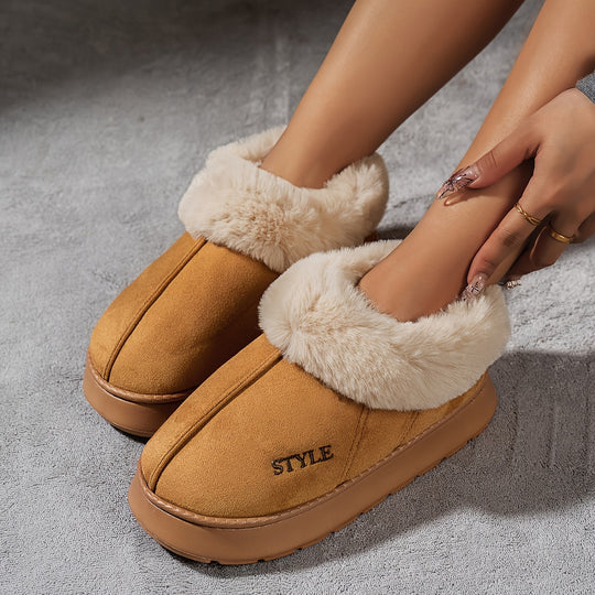FluffStep | Wärmende Minimalistische Hausschuhe mit Plüschsohle10