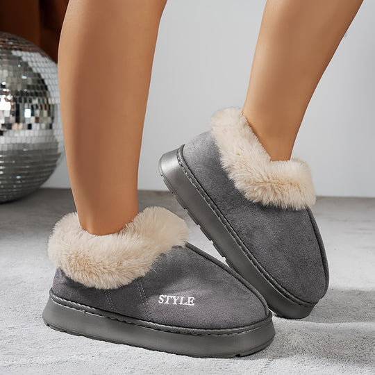 FluffStep | Wärmende Minimalistische Hausschuhe mit Plüschsohle15