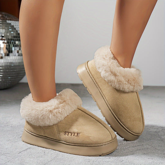FluffStep | Wärmende Minimalistische Hausschuhe mit Plüschsohle4