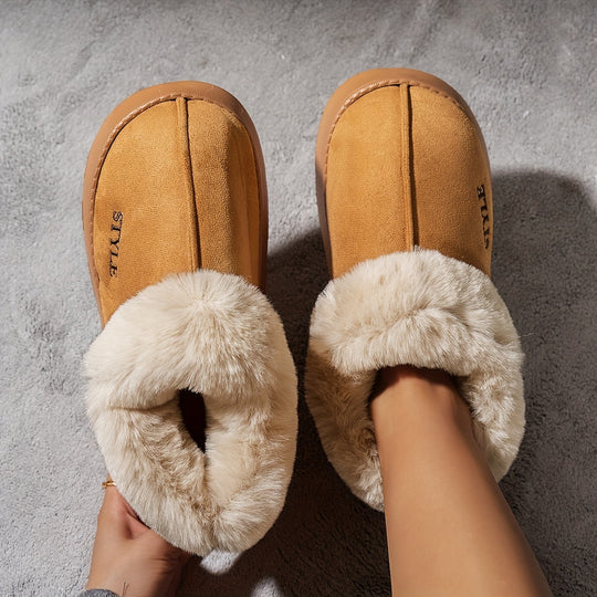 FluffStep | Wärmende Minimalistische Hausschuhe mit Plüschsohle5