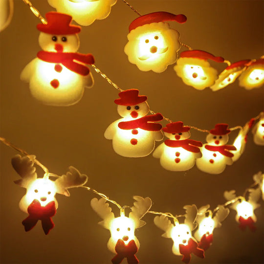 FrostGlow | Magische Schneemann LED-Lichterkette4