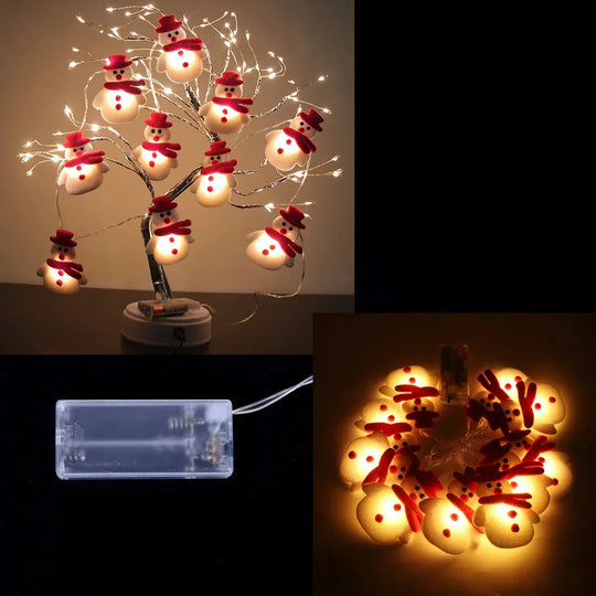 FrostGlow | Magische Schneemann LED-Lichterkette7