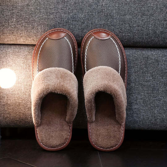 FrostNest | Luxuriöse Fleece-Pantoffeln für warme Winterabende10
