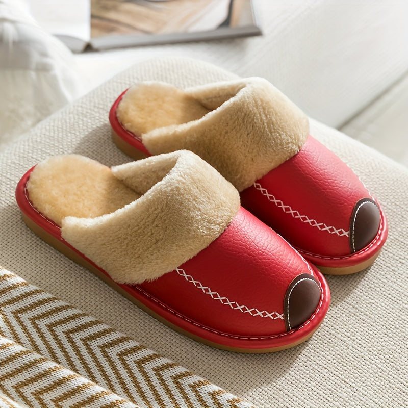 FrostNest | Luxuriöse Fleece-Pantoffeln für warme Winterabende3