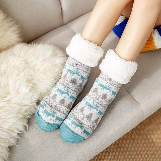 FuzzyWarm | Flauschige Winter-Plüschsocken für Damen8