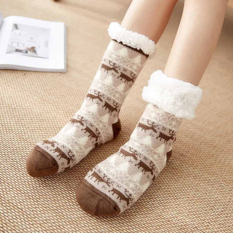 FuzzyWarm | Flauschige Winter-Plüschsocken für Damen9