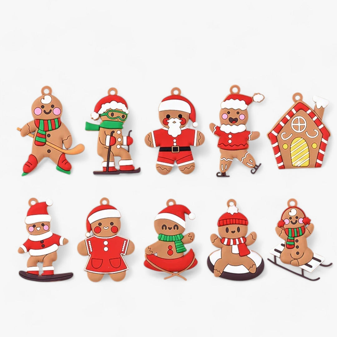 GingerDecor | Verspielte Weihnachts-Ornamente im Set1
