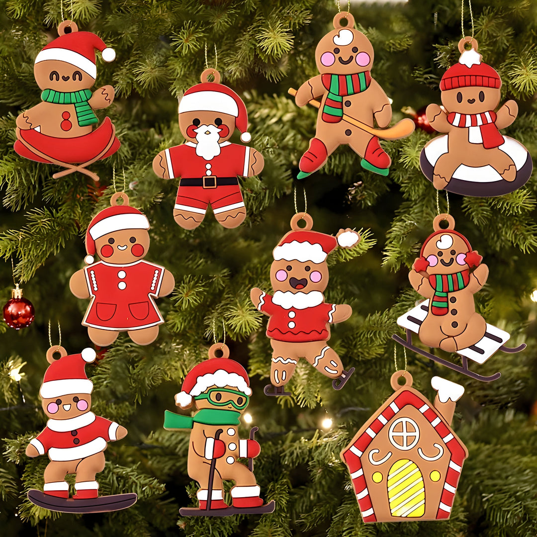 GingerDecor | Verspielte Weihnachts-Ornamente im Set4