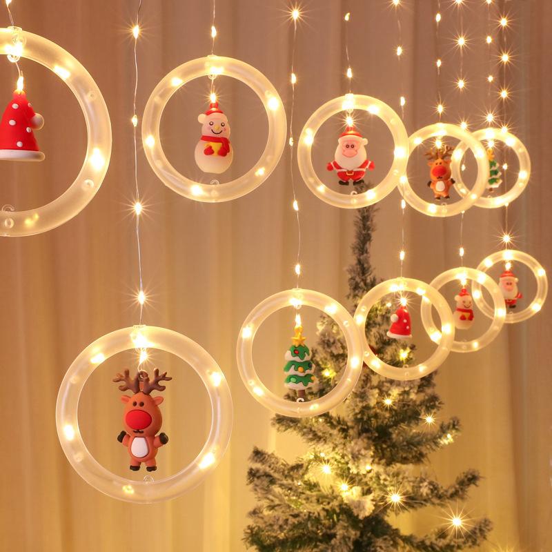 GlowCurtain | Zauberhafte LED-Weihnachtsbeleuchtung für Fenster1