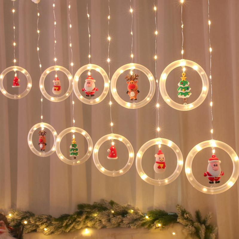 GlowCurtain | Zauberhafte LED-Weihnachtsbeleuchtung für Fenster10