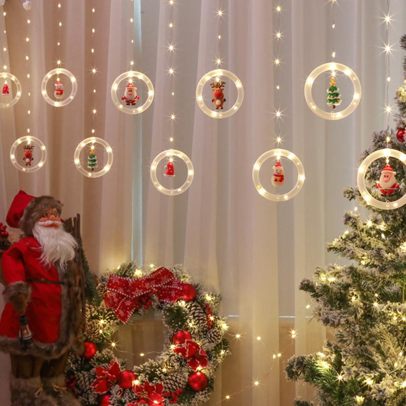 GlowCurtain | Zauberhafte LED-Weihnachtsbeleuchtung für Fenster11