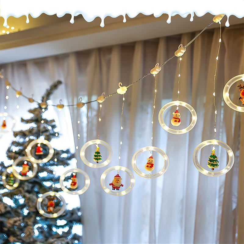 GlowCurtain | Zauberhafte LED-Weihnachtsbeleuchtung für Fenster4