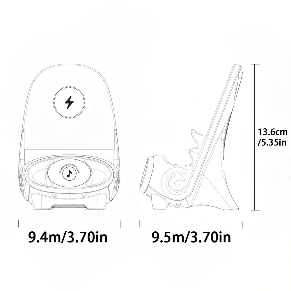 ChargeChair | Drahtloses Schnellladegerät Multifunktionaler Handy-Halter