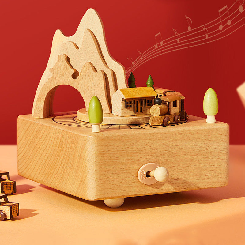 HarmonyBox | Handgefertigte Weihnachts-Musikbox aus Holz1