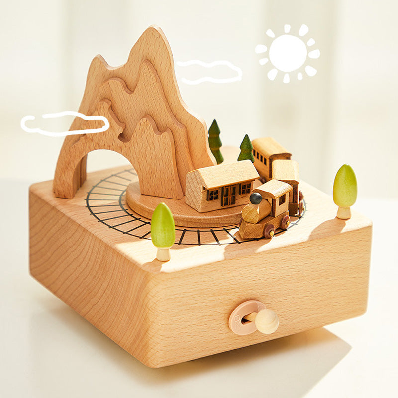 HarmonyBox | Handgefertigte Weihnachts-Musikbox aus Holz4