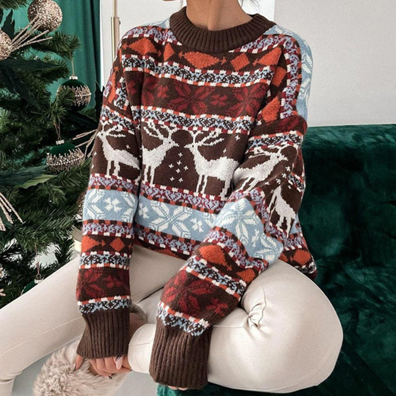 HolidayHaven | Stilvolle Oversized-Kuschelpullover für Weihnachten5