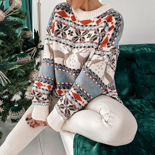 HolidayHaven | Stilvolle Oversized-Kuschelpullover für Weihnachten7