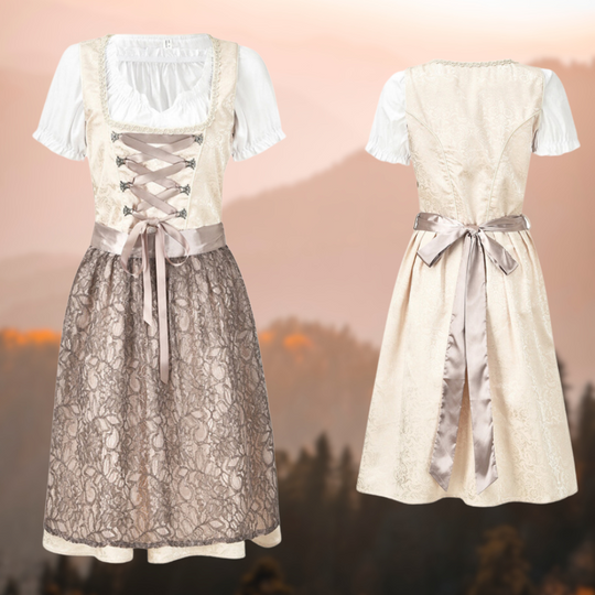 AlpenTraum | Einzigartige Damen-Tracht mit Schürze und Bluse