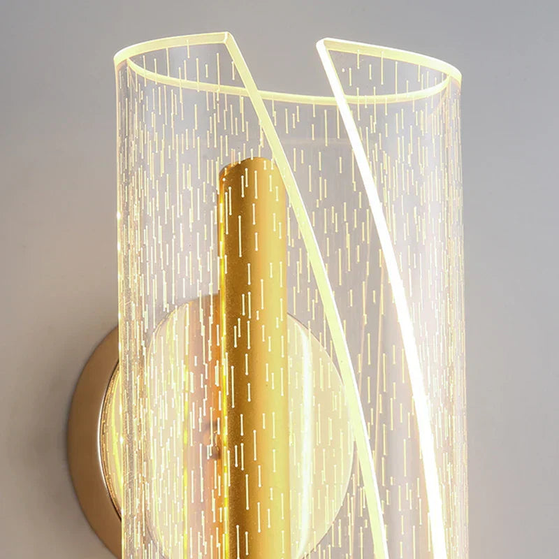 GlimmerNet | Elegante LED-Wandlampe