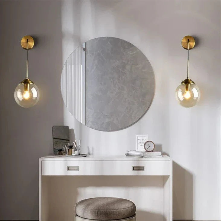 CrystalGlow | Moderne Skandinavische Wandleuchte