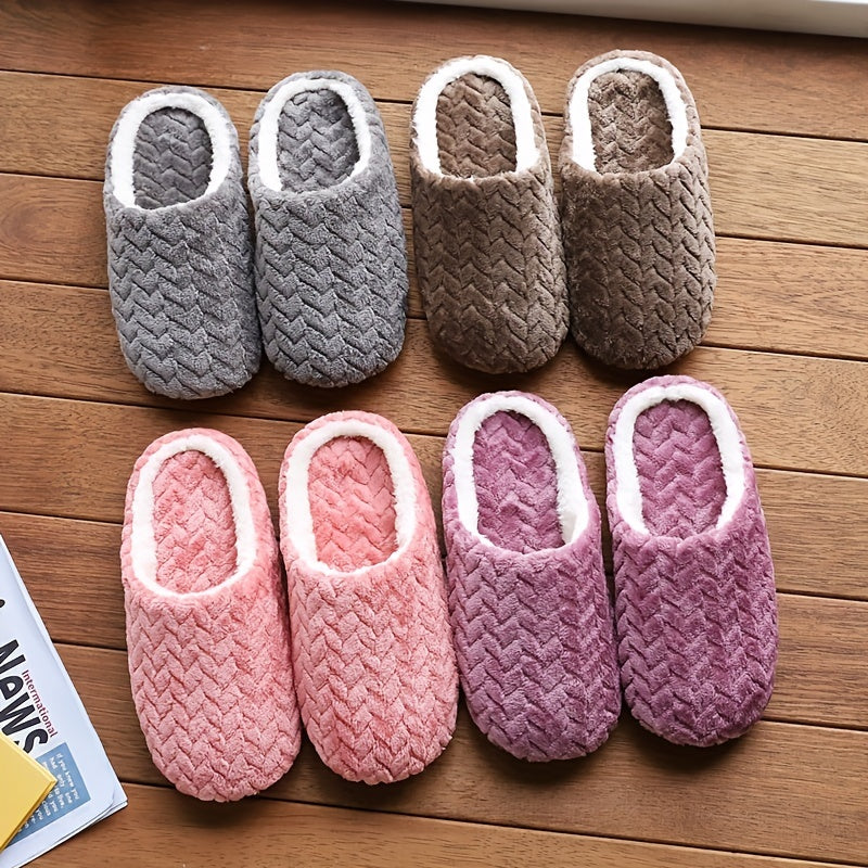 PlushHaven | Kuschelige, Rutschfeste Hausschuhe für den Winter1