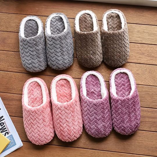 PlushHaven | Kuschelige, Rutschfeste Hausschuhe für den Winter1
