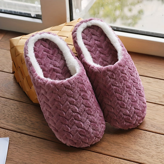 PlushHaven | Kuschelige, Rutschfeste Hausschuhe für den Winter12