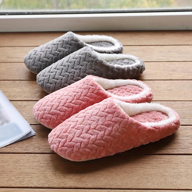 PlushHaven | Kuschelige, Rutschfeste Hausschuhe für den Winter14
