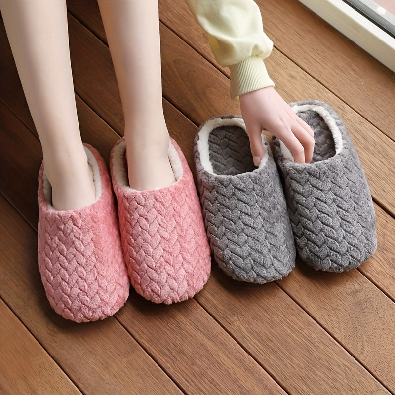 PlushHaven | Kuschelige, Rutschfeste Hausschuhe für den Winter16