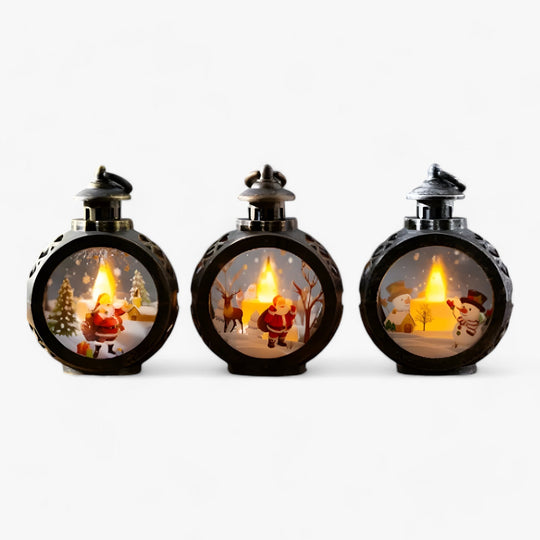 SnowGlow | Festliche LED-Laterne mit Flammeneffekt11