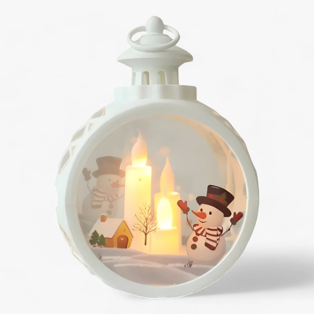 SnowGlow | Festliche LED-Laterne mit Flammeneffekt4