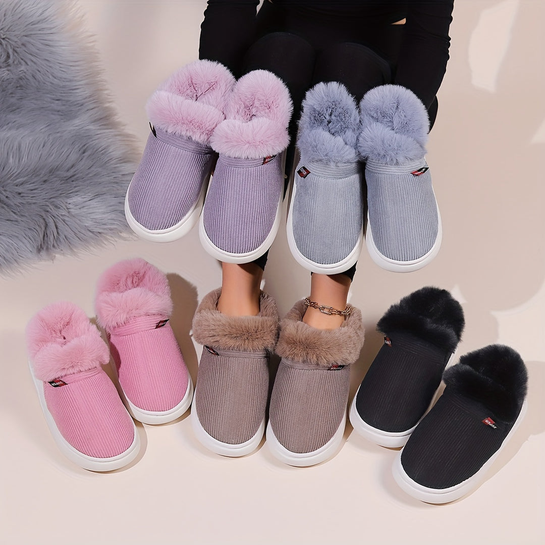 SoftPaws | Flauschige Hausschuhe mit Plüschfutter für Gemütlichkeit und Wärme1