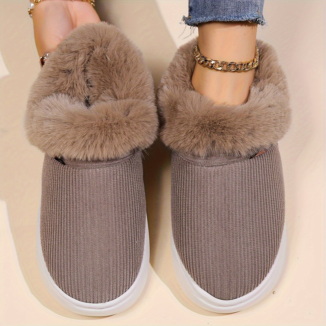 SoftPaws | Flauschige Hausschuhe mit Plüschfutter für Gemütlichkeit und Wärme6