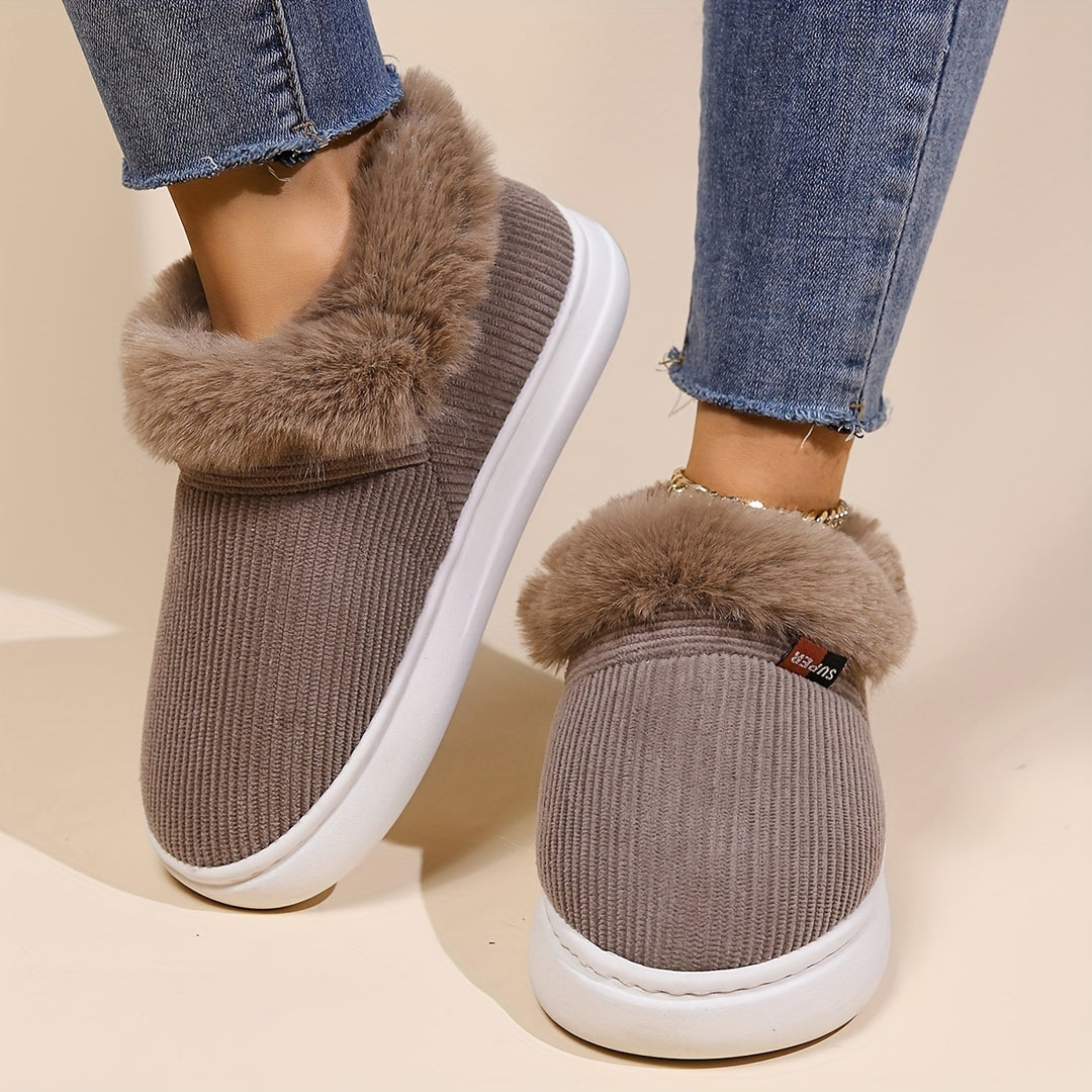 SoftPaws | Flauschige Hausschuhe mit Plüschfutter für Gemütlichkeit und Wärme8