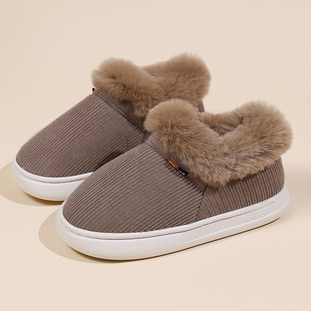SoftPaws | Flauschige Hausschuhe mit Plüschfutter für Gemütlichkeit und Wärme9