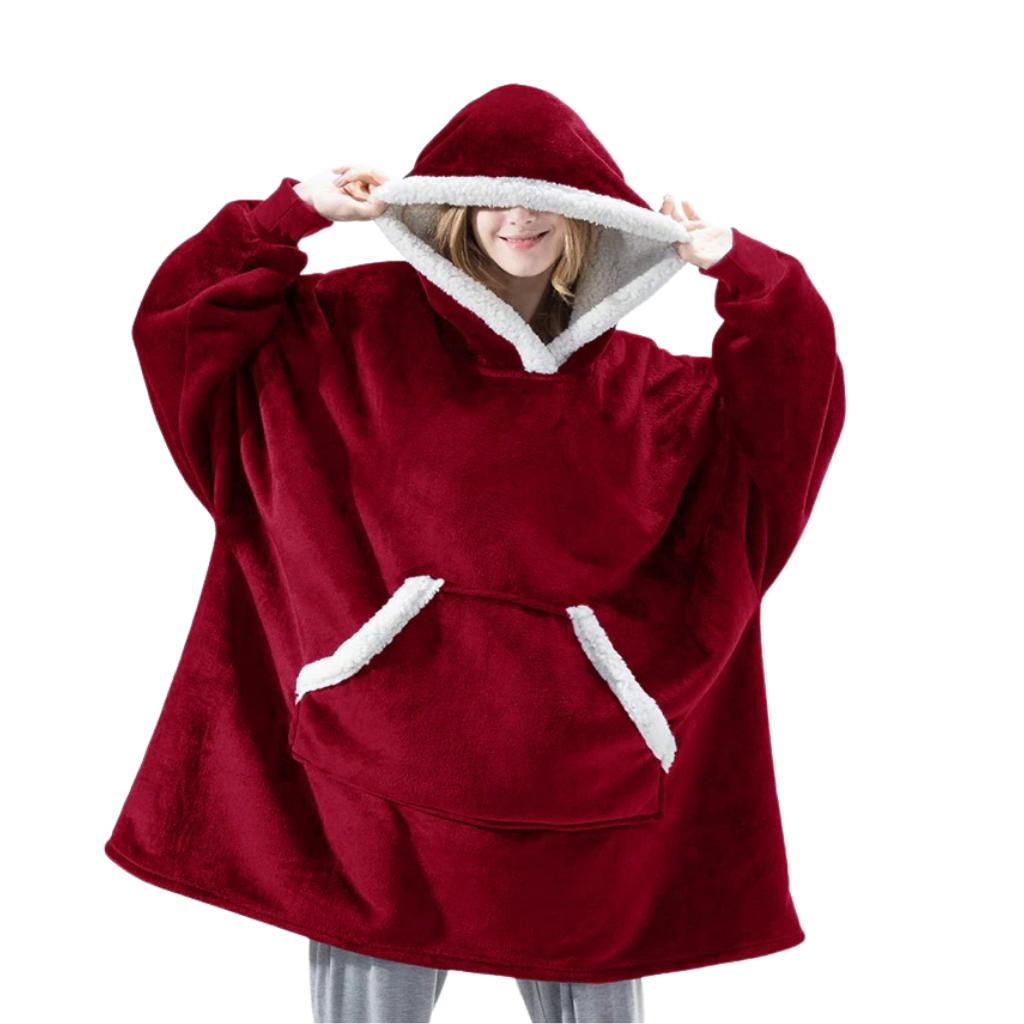 WarmWrap | Kuscheliger Oversize-Decken-Hoodie10